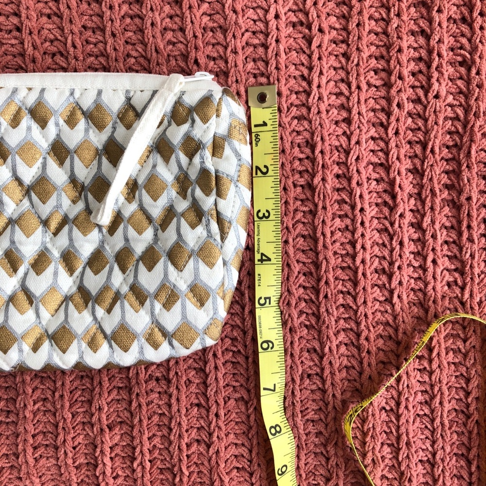 NWOT | west elm | metallic ikat cosmetic bag - Picture 7 of 8